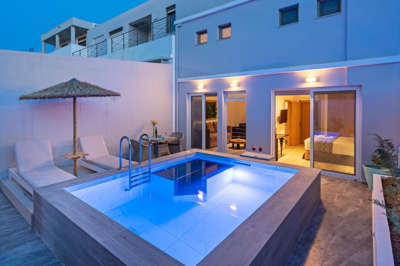 Delfina Boutique Hotel Paralia Kourna Eksteriør billede